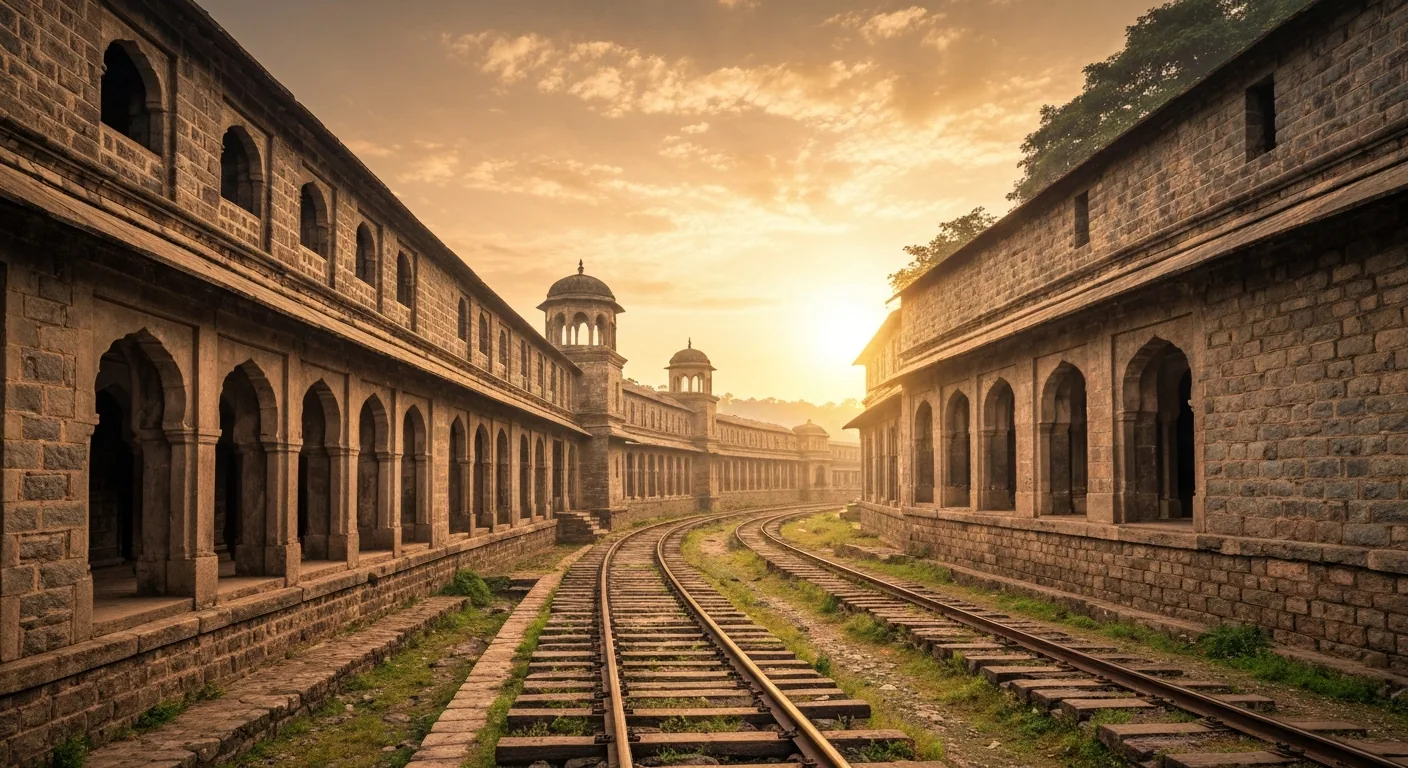 インドの山岳鉄道群のイメージ